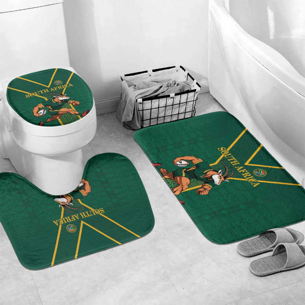 South Africa Rugby Bathroom Set Go Springboks - Wonder Print Shop