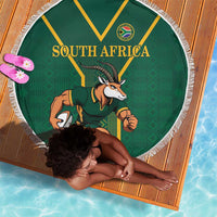 South Africa Rugby Beach Blanket Go Springboks - Wonder Print Shop