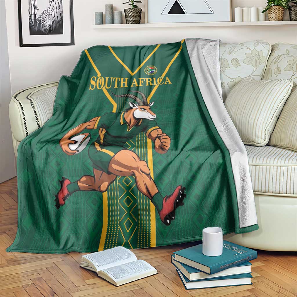 South Africa Rugby Blanket Go Springboks - Wonder Print Shop