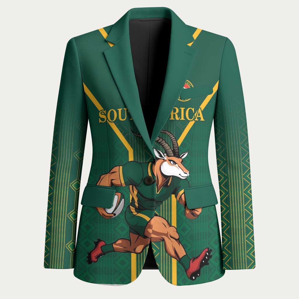 Custom South Africa Rugby Blazer Go Springboks - Wonder Print Shop