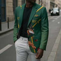 Custom South Africa Rugby Blazer Go Springboks - Wonder Print Shop