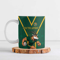 Custom South Africa Rugby Ceramic Mug Go Springboks - Wonder Print Shop