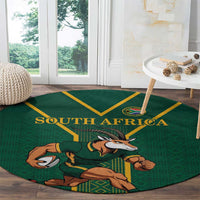 South Africa Rugby Round Carpet Go Springboks - Wonder Print Shop