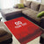 Custom Switzerland Football Area Rug Red Crosses Go Champions