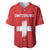 Custom Switzerland Football Baseball Jersey Red Crosses Go Champions