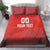 Custom Switzerland Football Bedding Set Red Crosses Go Champions