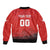 Custom Switzerland Football Bomber Jacket Red Crosses Go Champions