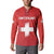 Custom Switzerland Football Button Sweatshirt Red Crosses Go Champions