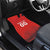 Custom Switzerland Football Car Mats Red Crosses Go Champions