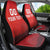 Custom Switzerland Football Car Seat Cover Red Crosses Go Champions