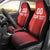 Custom Switzerland Football Car Seat Cover Red Crosses Go Champions