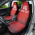 Custom Switzerland Football Car Seat Cover Red Crosses Go Champions