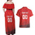 Custom Switzerland Football Couples Matching Off Shoulder Maxi Dress and Hawaiian Shirt Red Crosses Go Champions