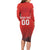 Custom Switzerland Football Family Matching Long Sleeve Bodycon Dress and Hawaiian Shirt Red Crosses Go Champions