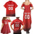 Custom Switzerland Football Family Matching Summer Maxi Dress and Hawaiian Shirt Red Crosses Go Champions