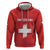 Custom Switzerland Football Hoodie Red Crosses Go Champions