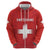 Custom Switzerland Football Hoodie Red Crosses Go Champions