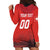 Custom Switzerland Football Hoodie Dress Red Crosses Go Champions