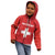 Custom Switzerland Football Kid Hoodie Red Crosses Go Champions