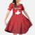 Custom Switzerland Football Kid Short Sleeve Dress Red Crosses Go Champions