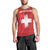 Custom Switzerland Football Men Tank Top Red Crosses Go Champions