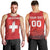 Custom Switzerland Football Men Tank Top Red Crosses Go Champions