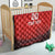 Custom Switzerland Football Quilt Red Crosses Go Champions