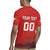 Custom Switzerland Football Rugby Jersey Red Crosses Go Champions