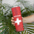 Custom Switzerland Football Skinny Tumbler Red Crosses Go Champions