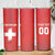 Custom Switzerland Football Skinny Tumbler Red Crosses Go Champions