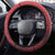 Switzerland Football Steering Wheel Cover Red Crosses Go Champions