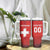 Custom Switzerland Football Tumbler With Handle Red Crosses Go Champions