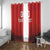 Custom Switzerland Football Window Curtain Red Crosses Go Champions