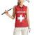 Custom Switzerland Football Women Sleeveless Polo Shirt Red Crosses Go Champions