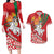 Belarus Pahonia Couples Matching Long Sleeve Bodycon Dress and Hawaiian Shirt Belarusian Patterns