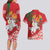 Belarus Pahonia Couples Matching Long Sleeve Bodycon Dress and Hawaiian Shirt Belarusian Patterns