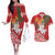 Belarus Pahonia Couples Matching Off The Shoulder Long Sleeve Dress and Hawaiian Shirt Belarusian Patterns