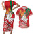 Belarus Pahonia Couples Matching Short Sleeve Bodycon Dress and Hawaiian Shirt Belarusian Patterns