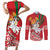 Belarus Pahonia Couples Matching Short Sleeve Bodycon Dress and Long Sleeve Button Shirt Belarusian Patterns