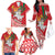 Belarus Pahonia Family Matching Off The Shoulder Long Sleeve Dress and Hawaiian Shirt Belarusian Patterns