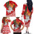 Belarus Pahonia Family Matching Off The Shoulder Long Sleeve Dress and Hawaiian Shirt Belarusian Patterns