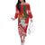 Belarus Pahonia Family Matching Off The Shoulder Long Sleeve Dress and Hawaiian Shirt Belarusian Patterns