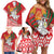 Belarus Pahonia Family Matching Off Shoulder Short Dress and Hawaiian Shirt Belarusian Patterns