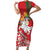 Belarus Pahonia Family Matching Short Sleeve Bodycon Dress and Hawaiian Shirt Belarusian Patterns