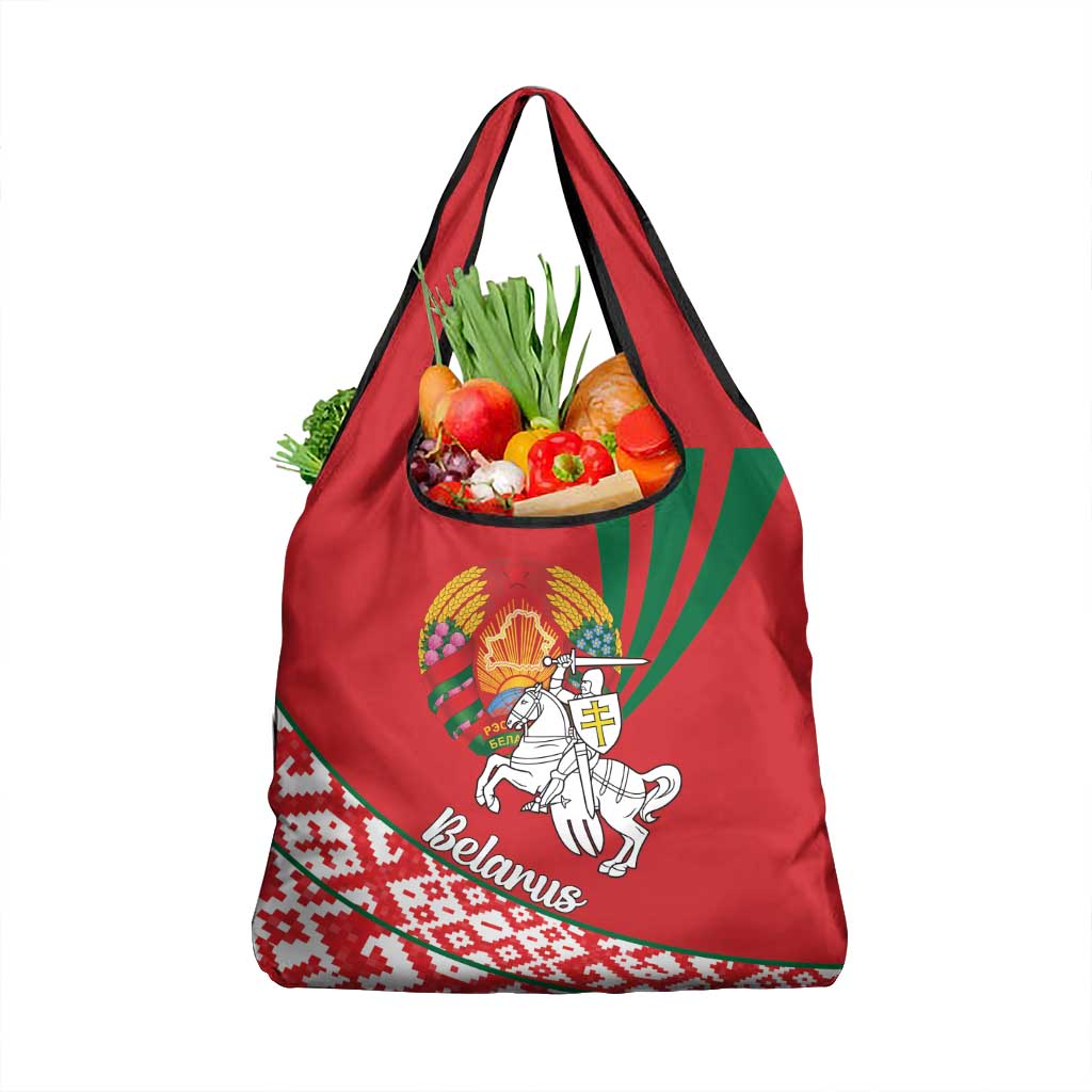 Belarus Pahonia Grocery Bag Belarusian Patterns