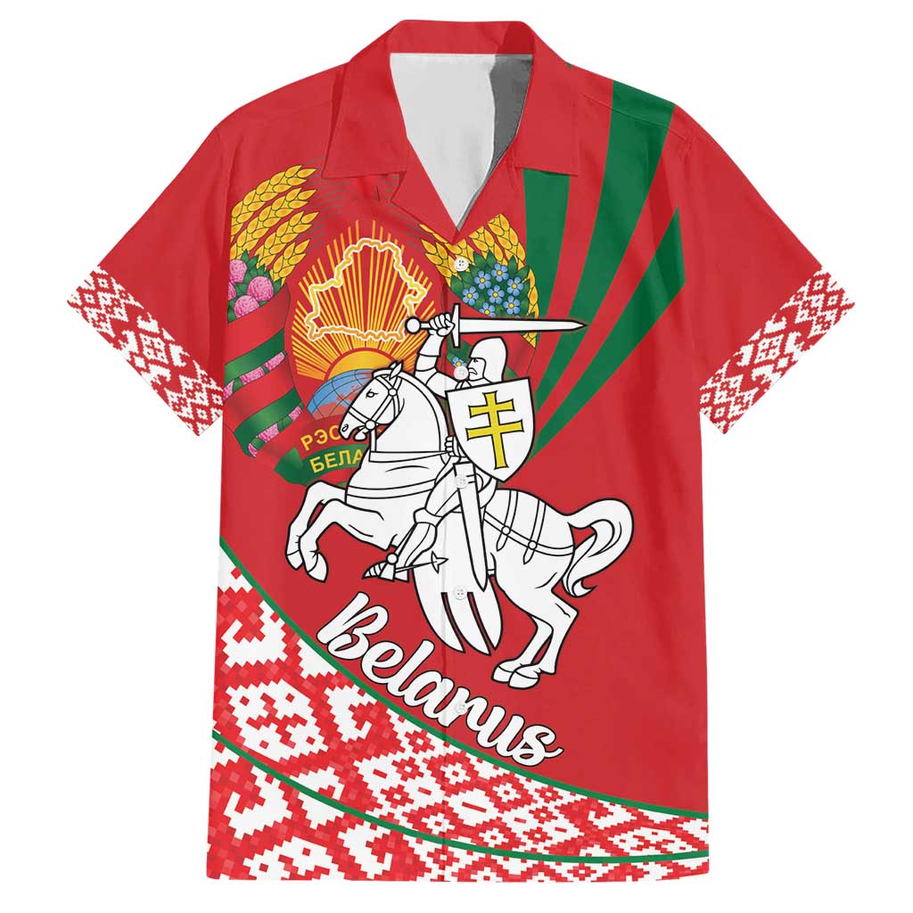 Belarus Pahonia Hawaiian Shirt Belarusian Patterns