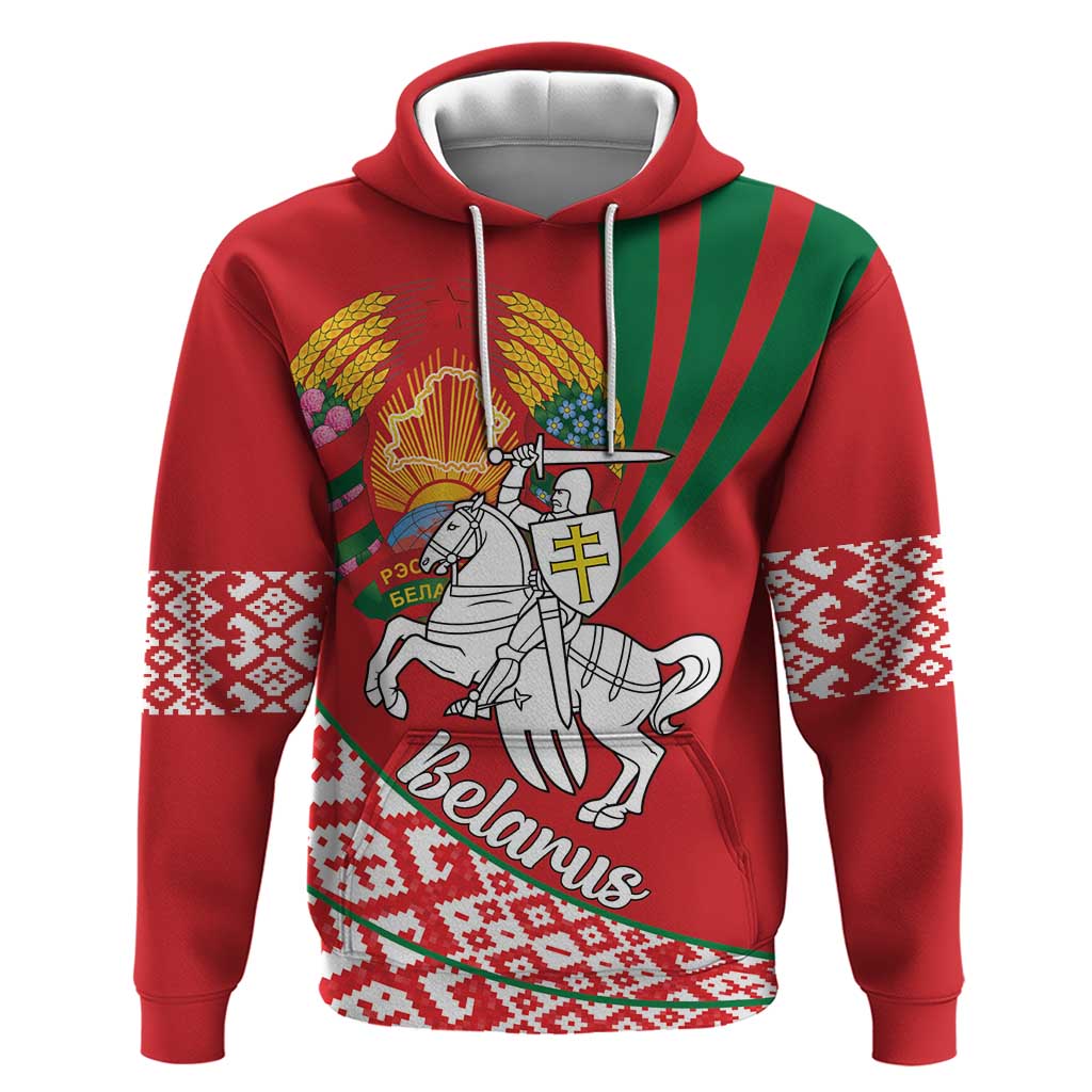 Belarus Pahonia Hoodie Belarusian Patterns