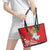 Belarus Pahonia Leather Tote Bag Belarusian Patterns