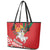 Belarus Pahonia Leather Tote Bag Belarusian Patterns