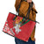 Belarus Pahonia Leather Tote Bag Belarusian Patterns